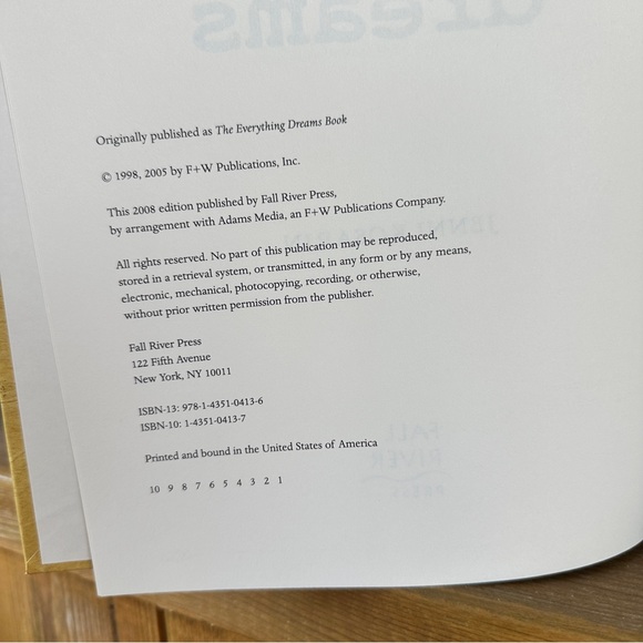 Book: DECODE YOUR DREAMS - DISCOVER THE HIDDEN SECRETS Jenni Kosarin Hardcover - Picture 6 of 8